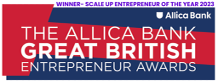 Winner, Scale Up Entrepreneur of the Year 2023 — The Allica Bank Great British Entrepreneur Awards